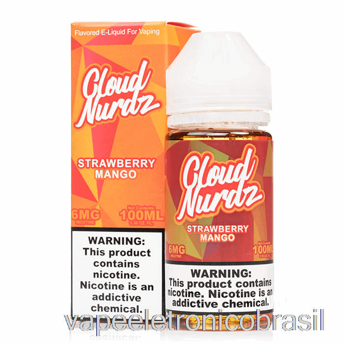 Vape Vaporesso Manga Morango - Nuvem Nurdz - 100ml 0mg